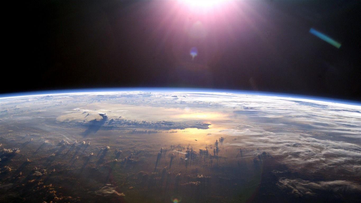 1366x768 Earth From Space Wallpaper HD / Star ULTRA HD Textures
