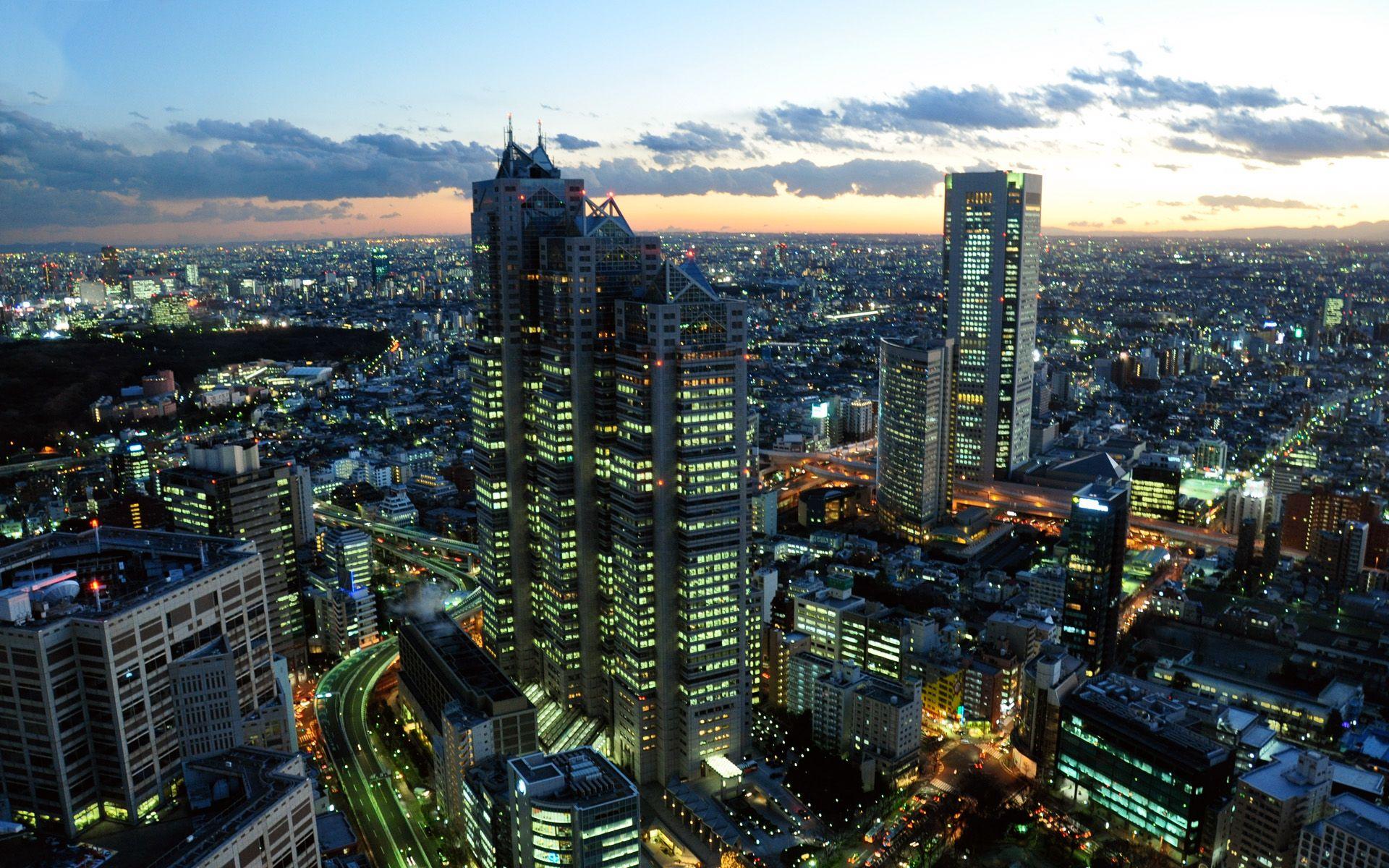 1920x1200 Tokyo City Wallpaper 4391 1920 x 1200