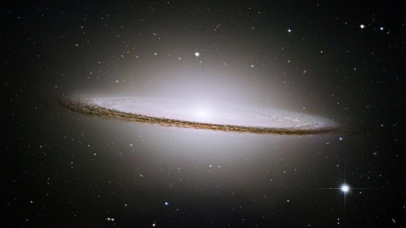 1366x768 Galaxies outer space sombrero galaxy wallpaper