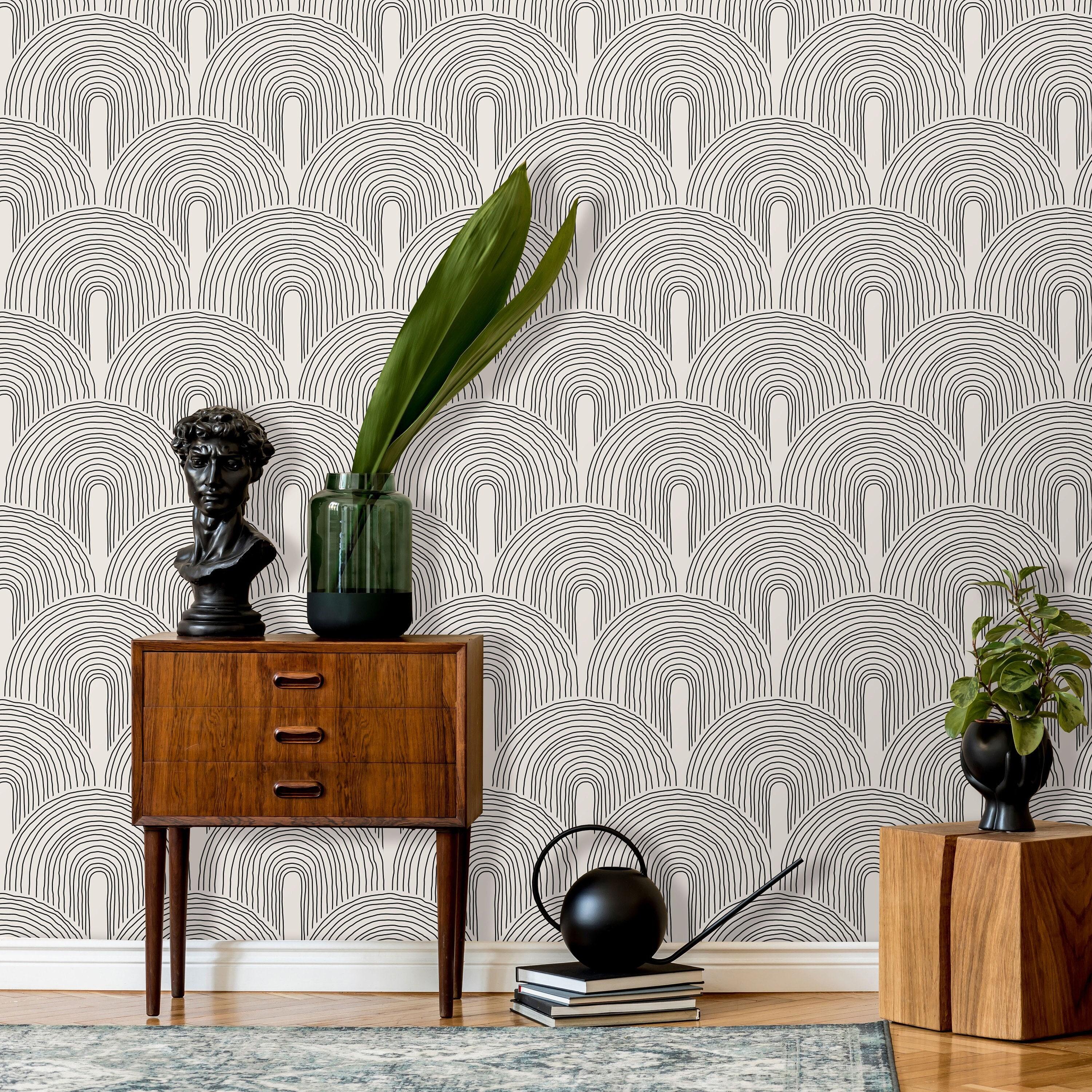 3000x3000 Arch Minimalist Peel and Stick Wallpaper Removable Self