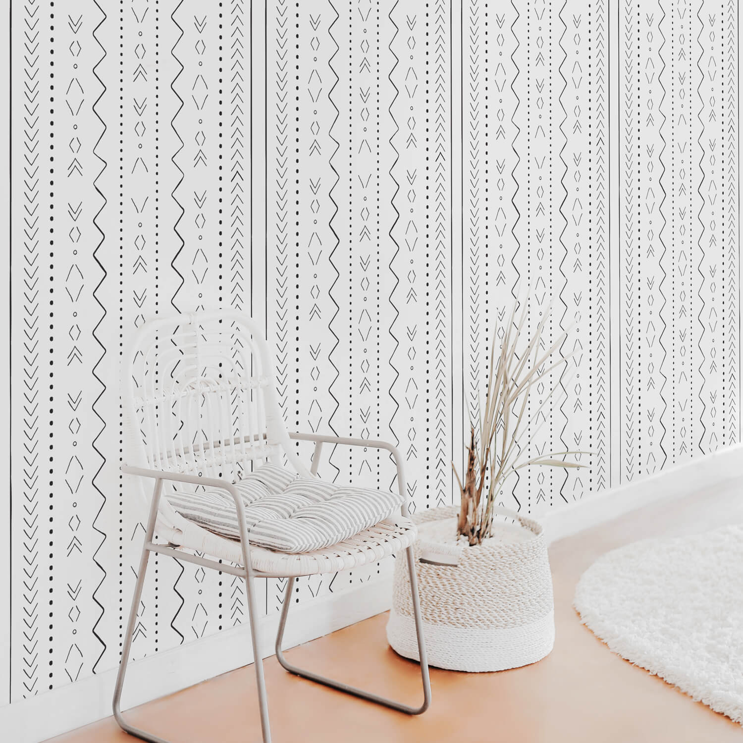 1500x1500 Bohemian tribal print wallpaper