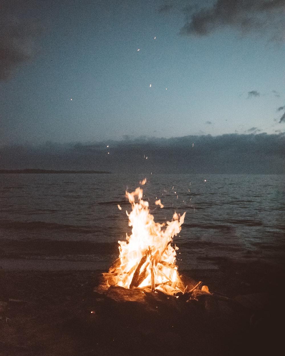 1000x1250 Beach Bonfire Picture. Download Free Image
