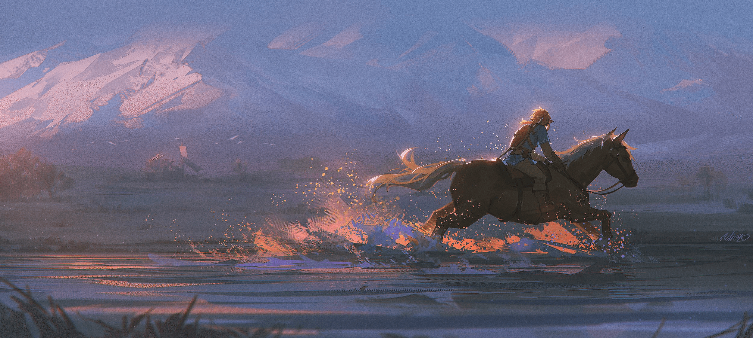 2500x1125 Video Game The Legend of Zelda: Breath