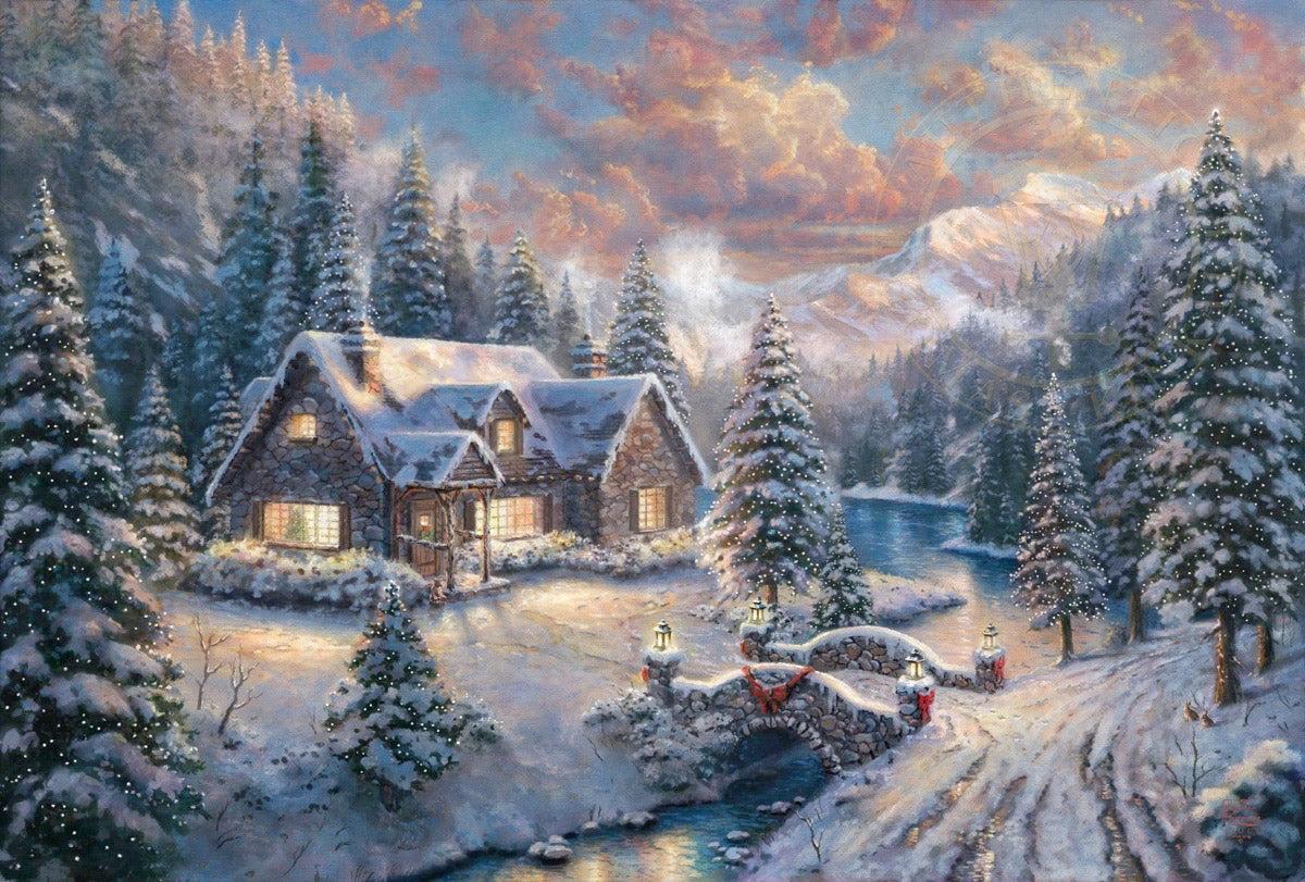 Thomas Kinkade Winter Desktop Wallpapers - Top Free Thomas Kinkade ...