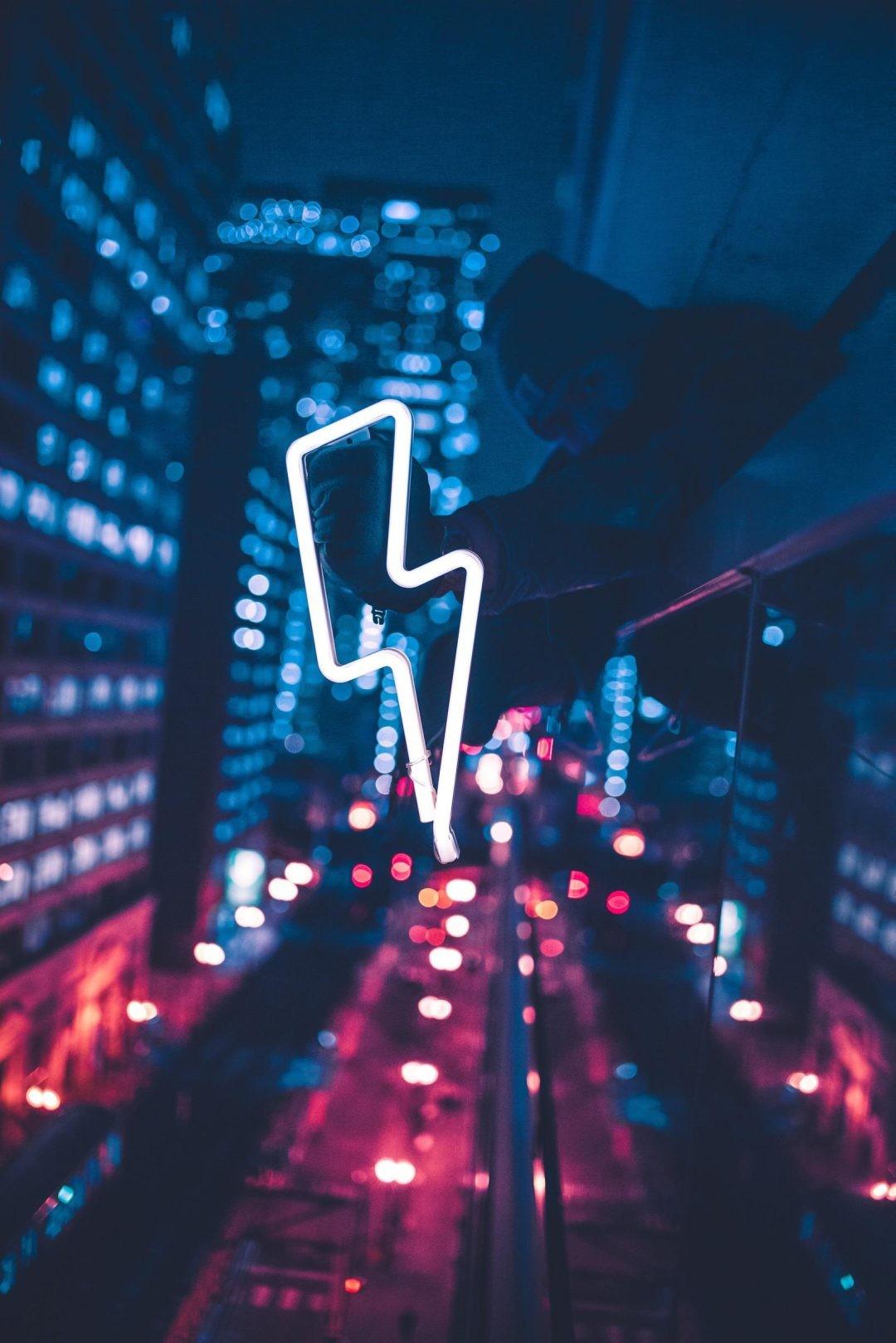 1080x1618 Free Trendy Neon Wallpaper For iPhone (HD Download!)