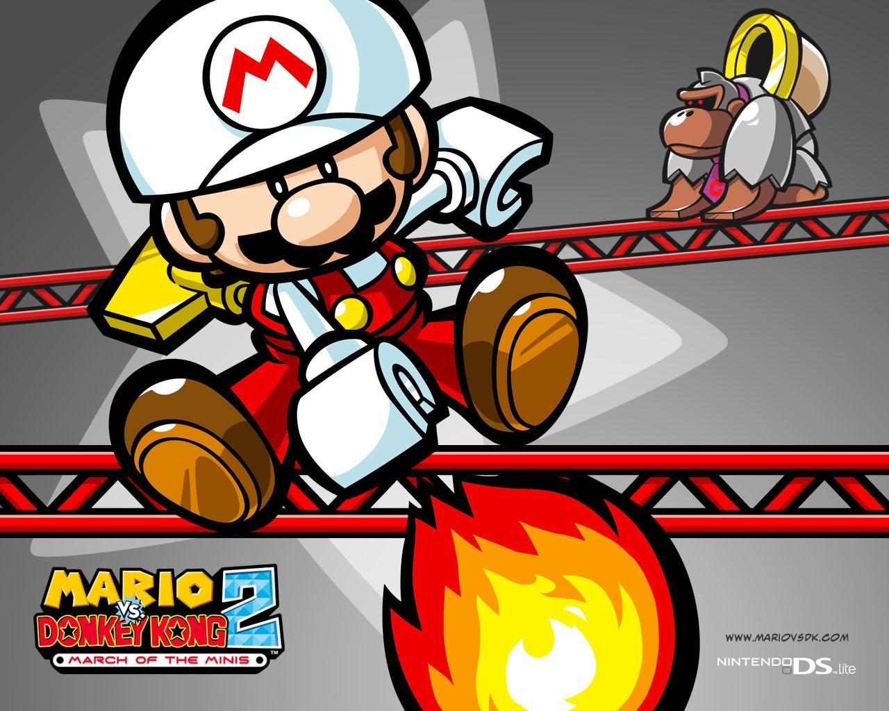 1280x1024 Mario Vs. Donkey Kong 2 Wallpaper
