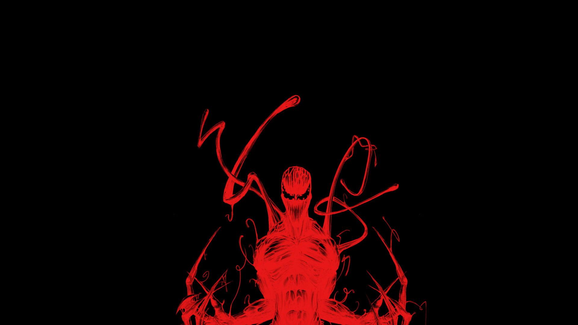 1920x1080 Wallpaper Spider Man Marvel Carnage Black Red Hd, Cartoon