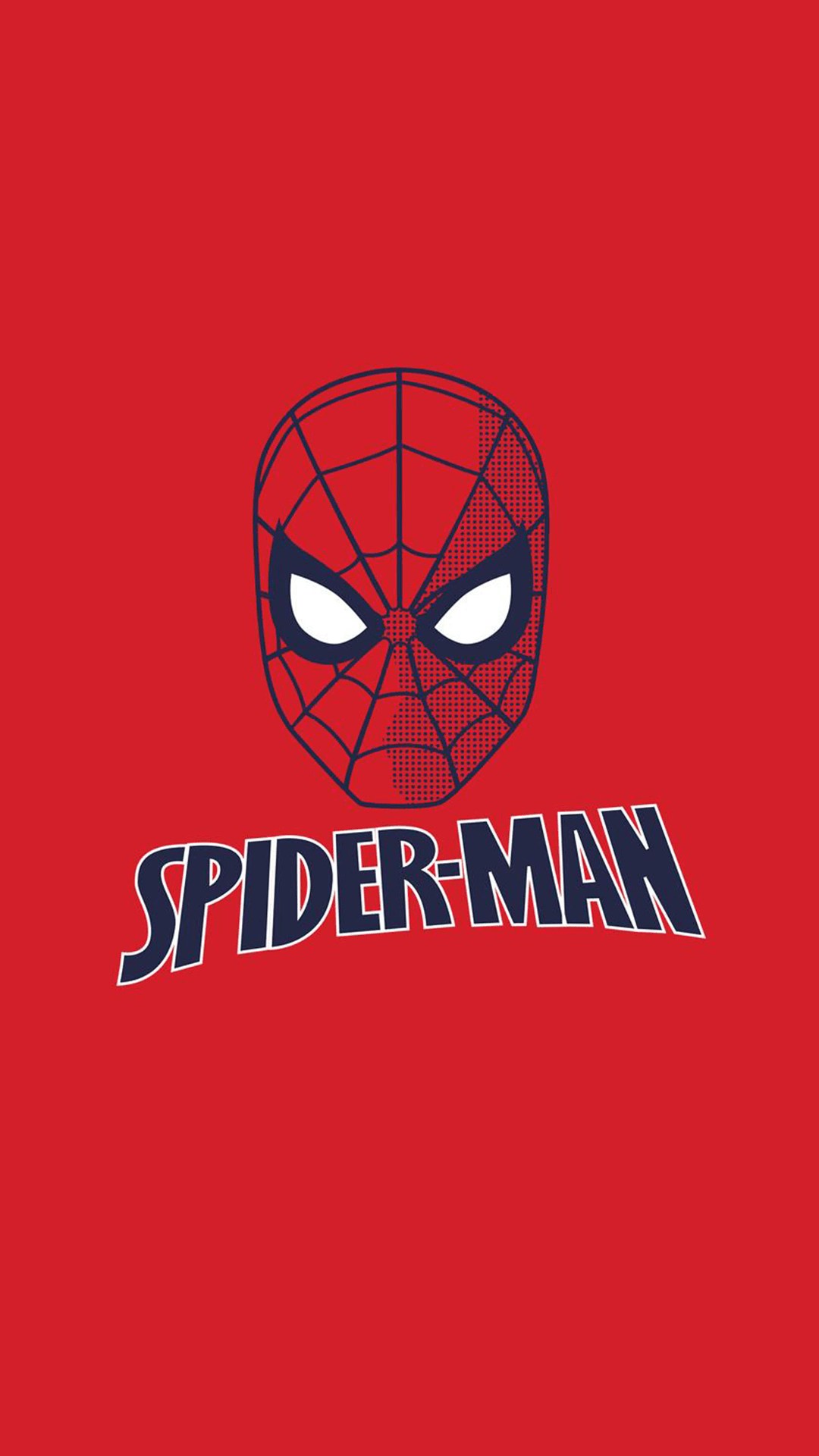 1080x1920 Spiderman Red Minimal IPhone Wallpaper Wallpaper : iPhone Wallpaper