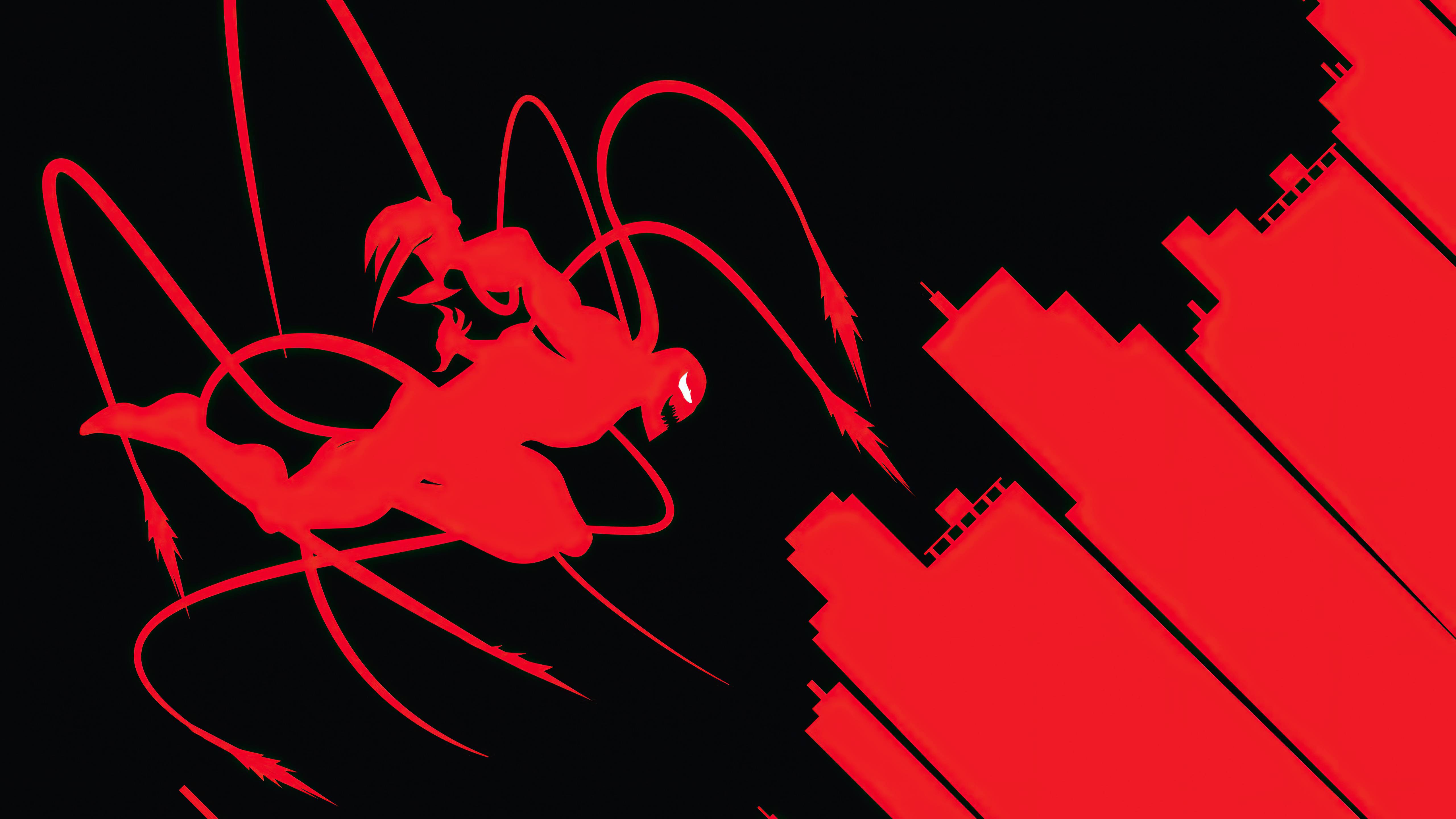 5120x2881 Venom Let There Be Carnage Red Minimal 5k, HD Superheroes, 4k Wallpaper, Image, Background, Photo and Picture