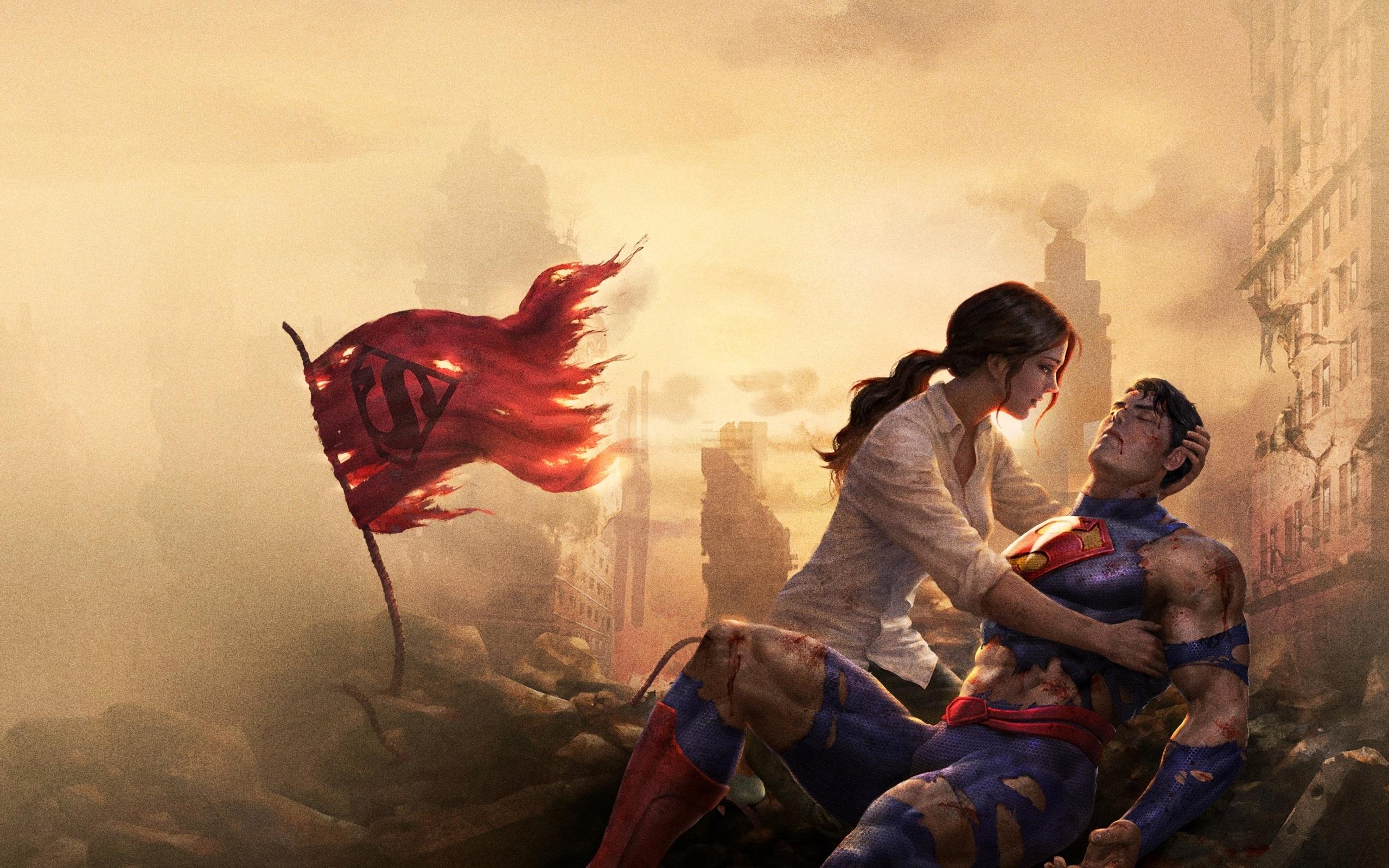 2560x1600 Wallpaper 4k The Death And Return Of Superman Wallpaper