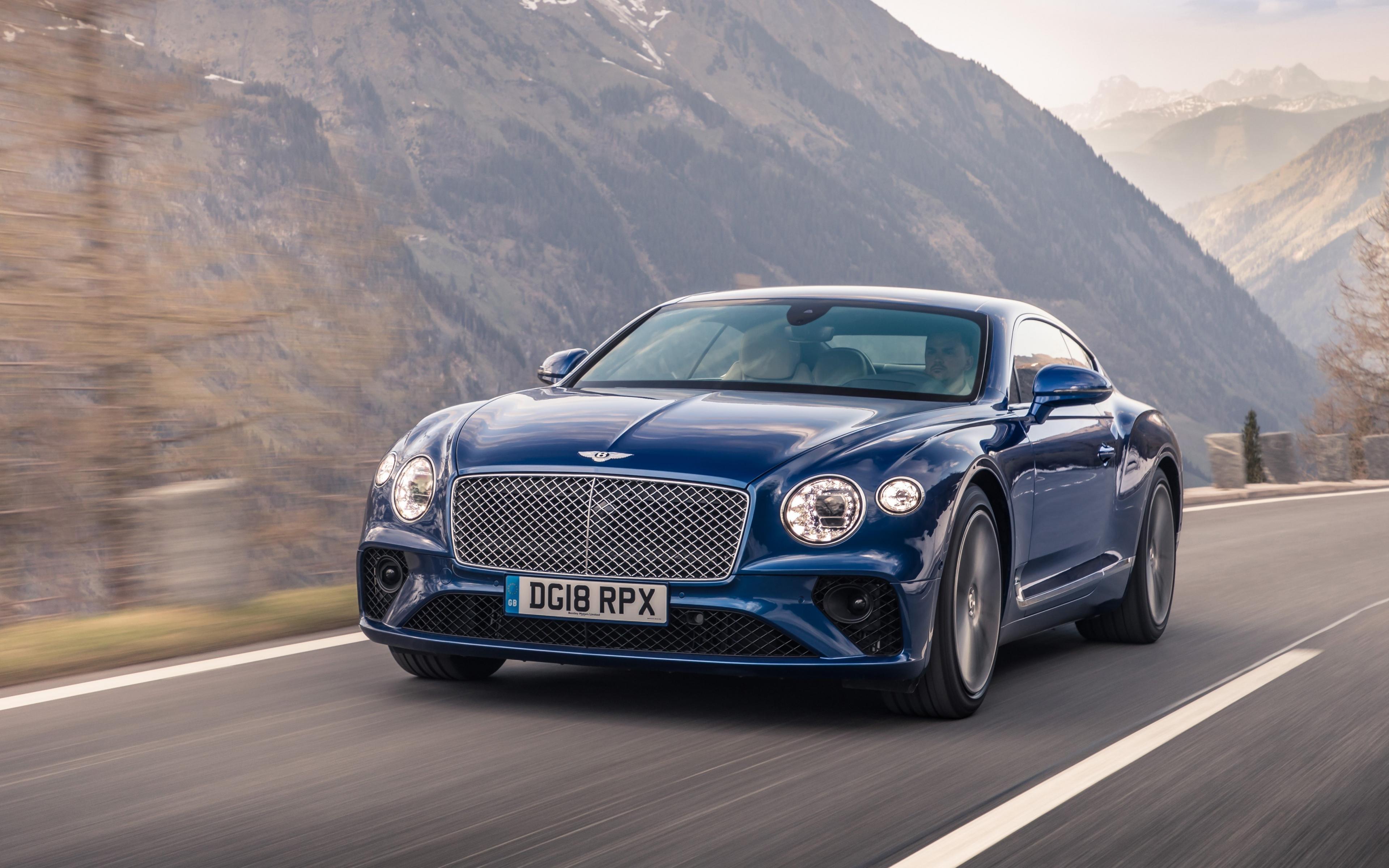 3840x2400 Download wallpaper 3840x2400 blue, luxury car, bentley continental gt 4k wallaper, 4k ultra HD 16:10 wallpaper, 3840x2400 HD background, 16236