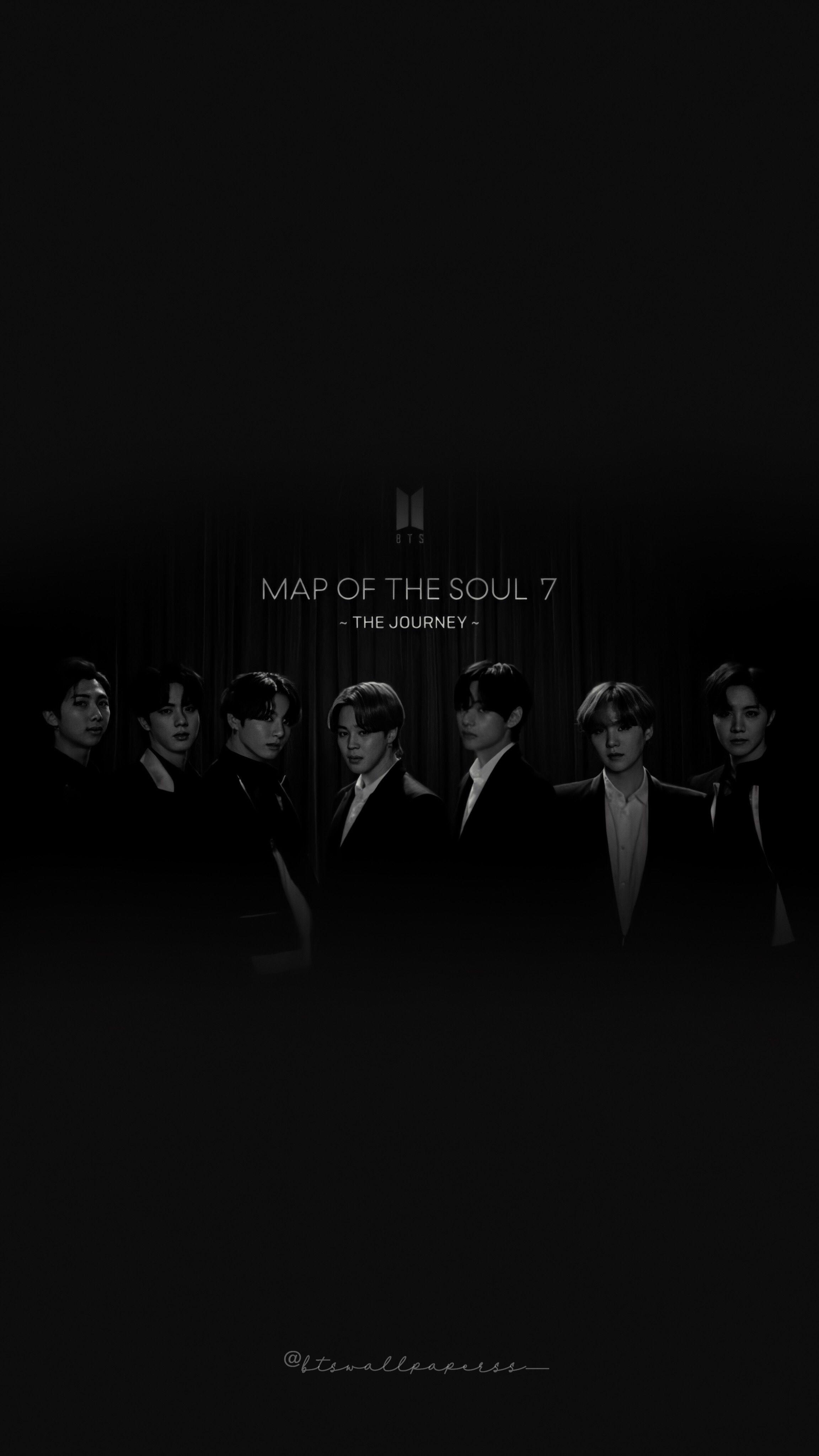 BTS Map of the Soul Black Wallpapers Top Free BTS Map of the Soul