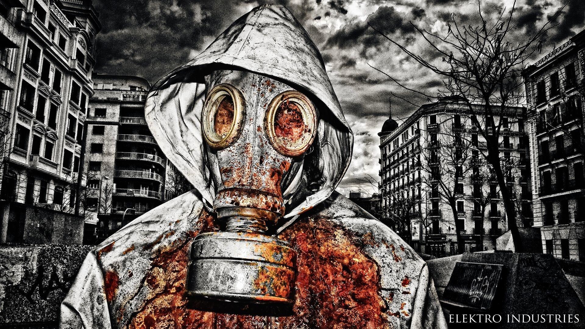 1920x1080 Gas Mask HD Wallpaper