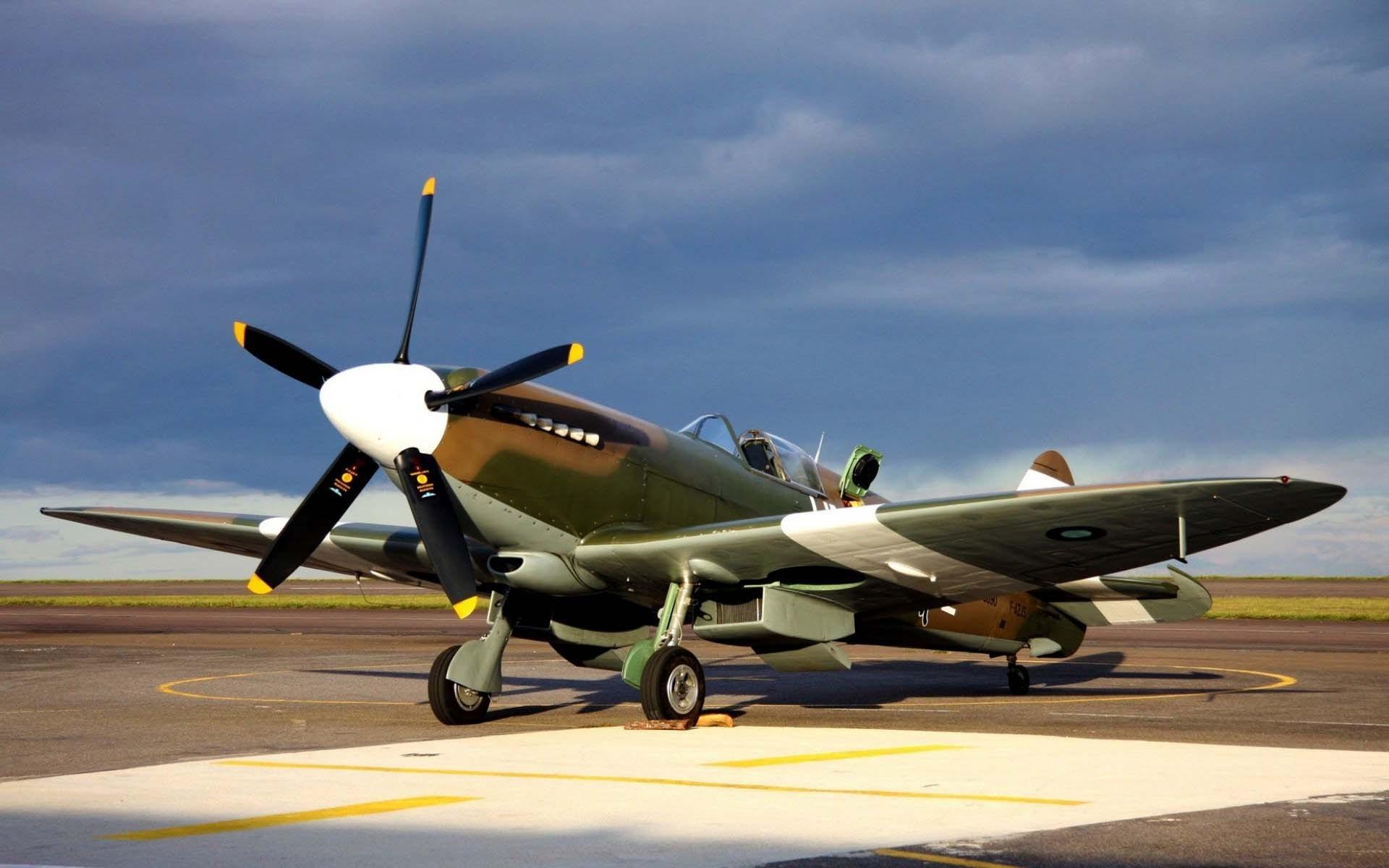 1920x1200 spitfire, British, Military, Airplane, Planes, Weapons, Sky, Clouds Wallpaper HD / Desktop and Mobile Background