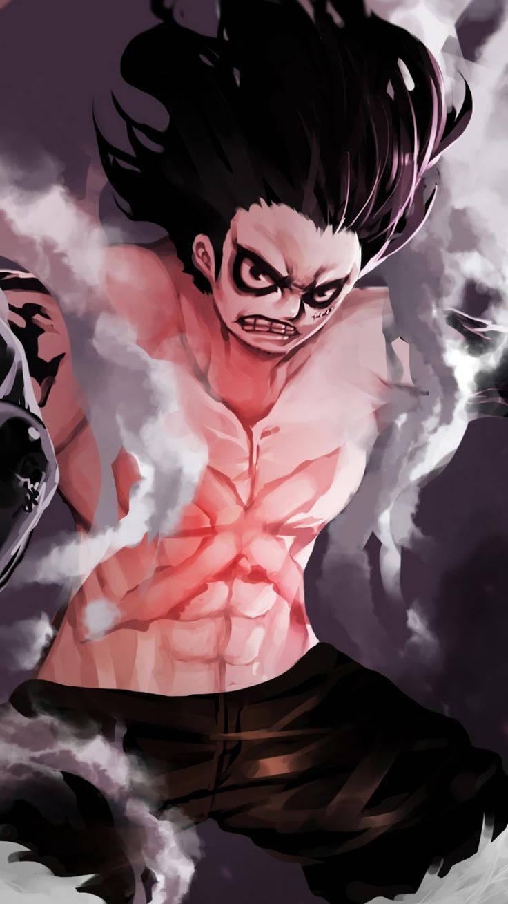 736x1308 Download Luffy Snakeman Anime Profile Wallpaper