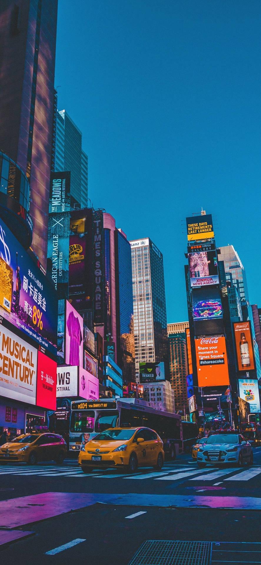 887x1920 Download New York City iPhone 12 Wallpaper