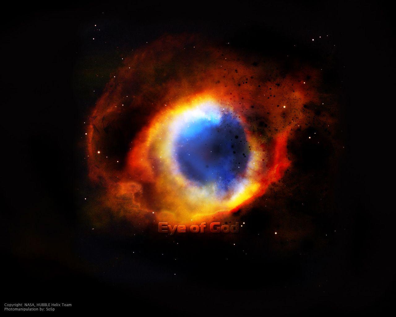 1280x1024 Hubble Telescope Eye Of God. Eye of God by SSpirito. Hubble telescope picture, Nebula wallpaper, Nebula