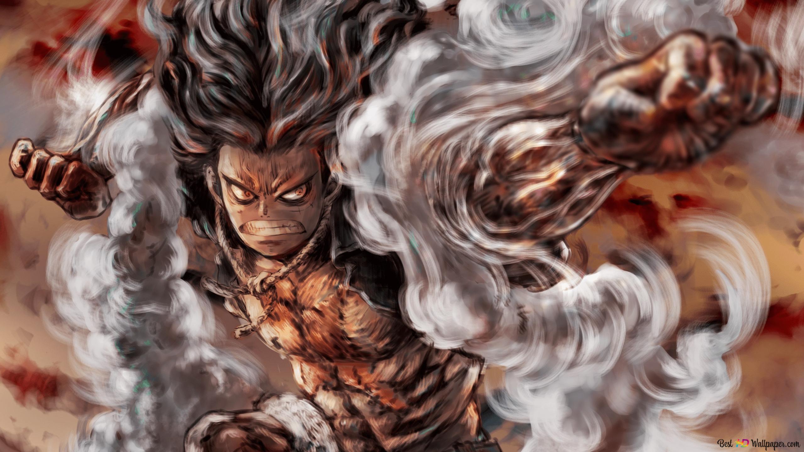 2560x1440 Luffy Gear 4th Snakeman 2K wallpaper download