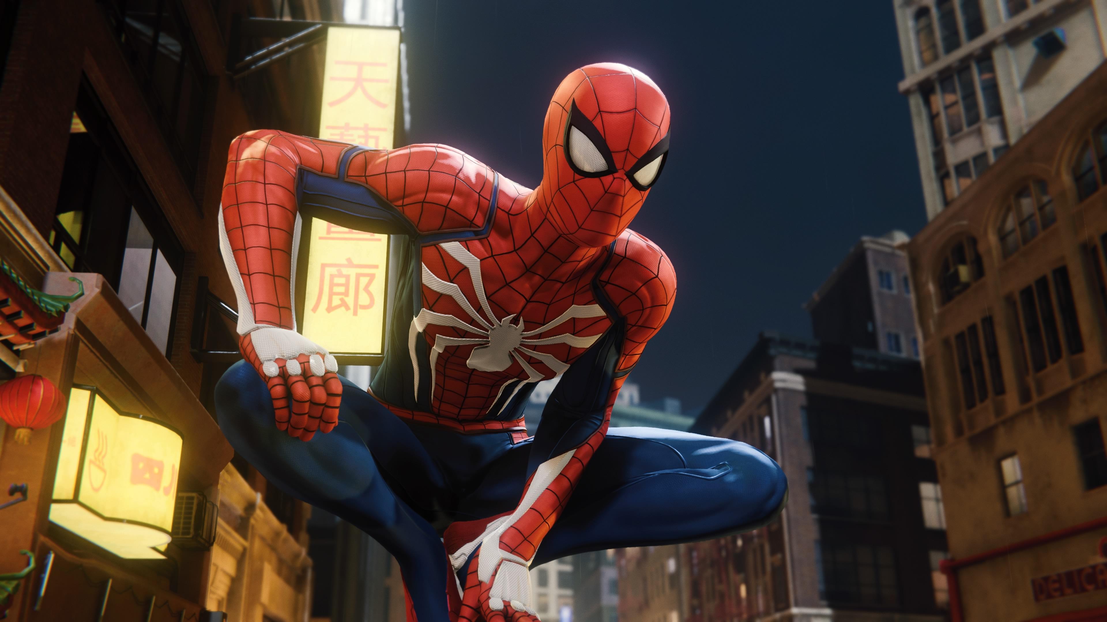 3840x2160 Full HD Spider Man (PS4) Wallpaper