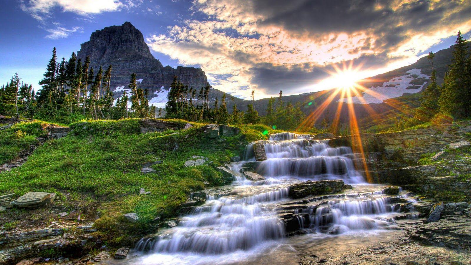 1600x900 HQ Nature Wallpaper for resolution 1600x900. Beautiful waterfalls, Beautiful places to visit, Waterfall wallpaper