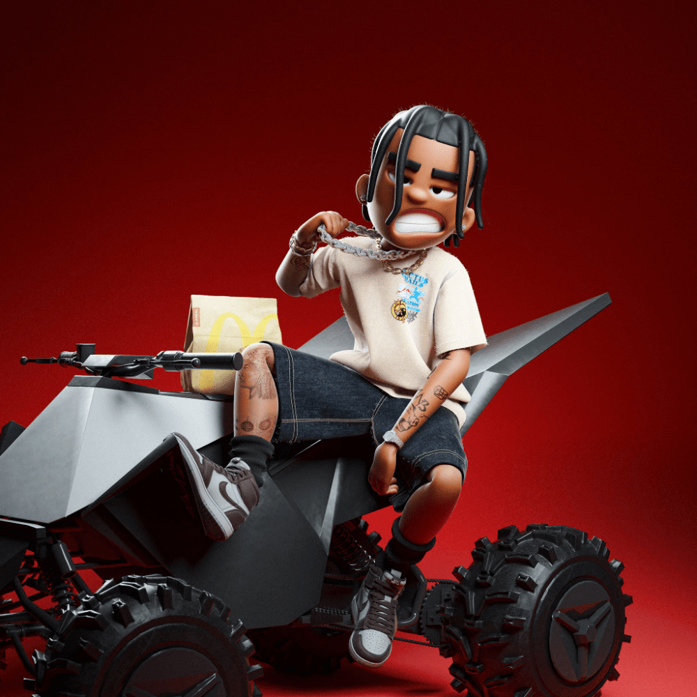 1000x1000 CHRISTIAN on Twitter. Travis scott art, Swag cartoon, Travis scott iphone wallpaper