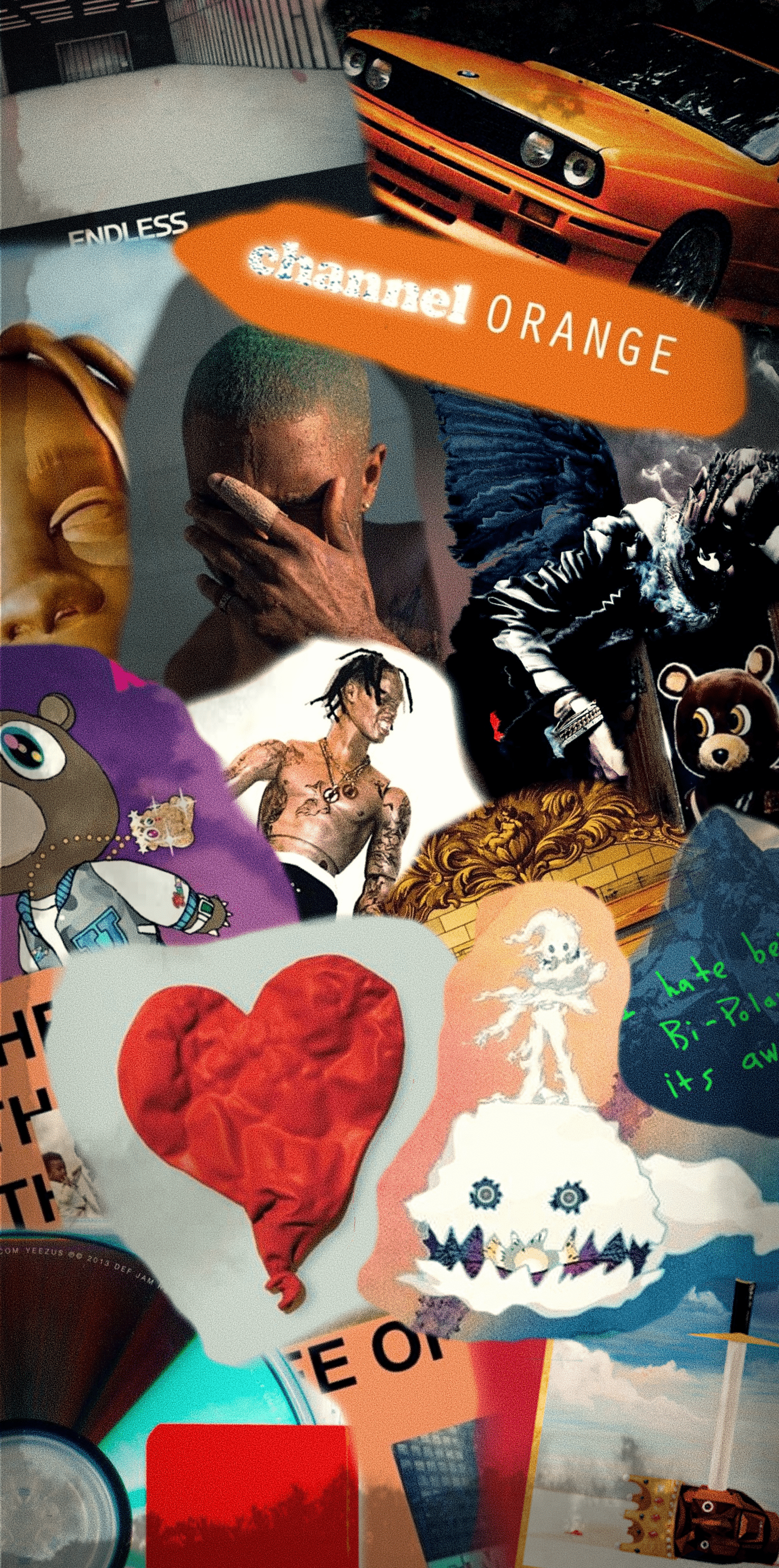 1440x2900 Travis Scott Album Cover Wallpaper