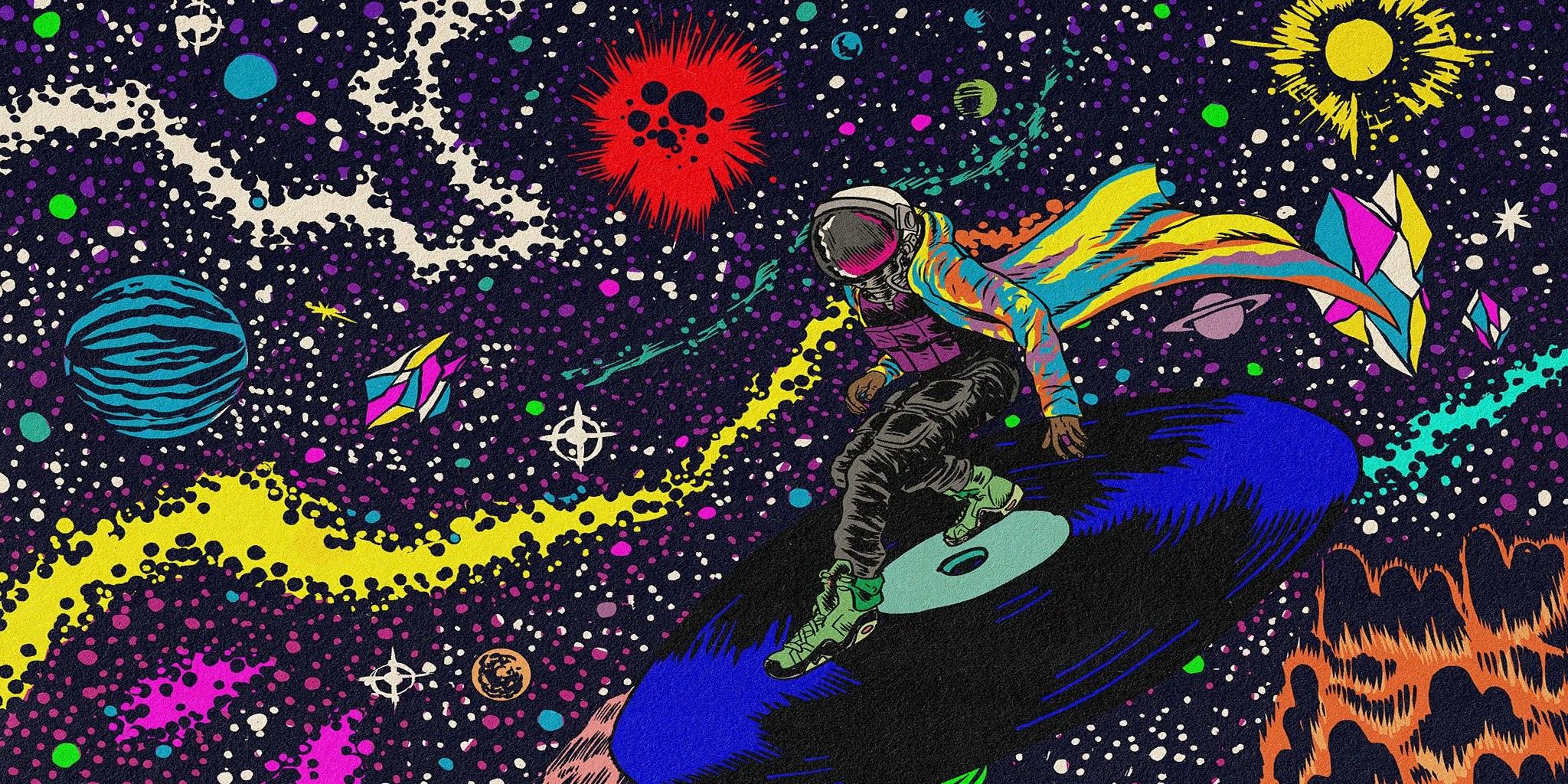 2048x1024 Wallpaper / Fortnite, Travis Scott, Astroworld free download