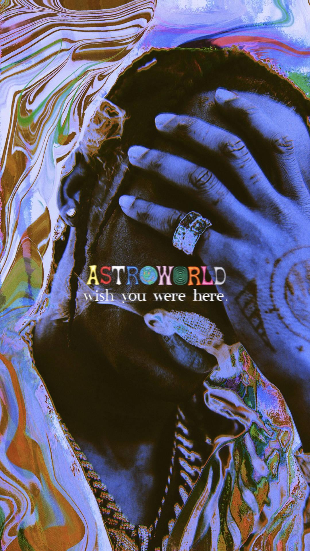 1080x1920 Download Psychedelic Travis Scott Astroworld Wallpaper