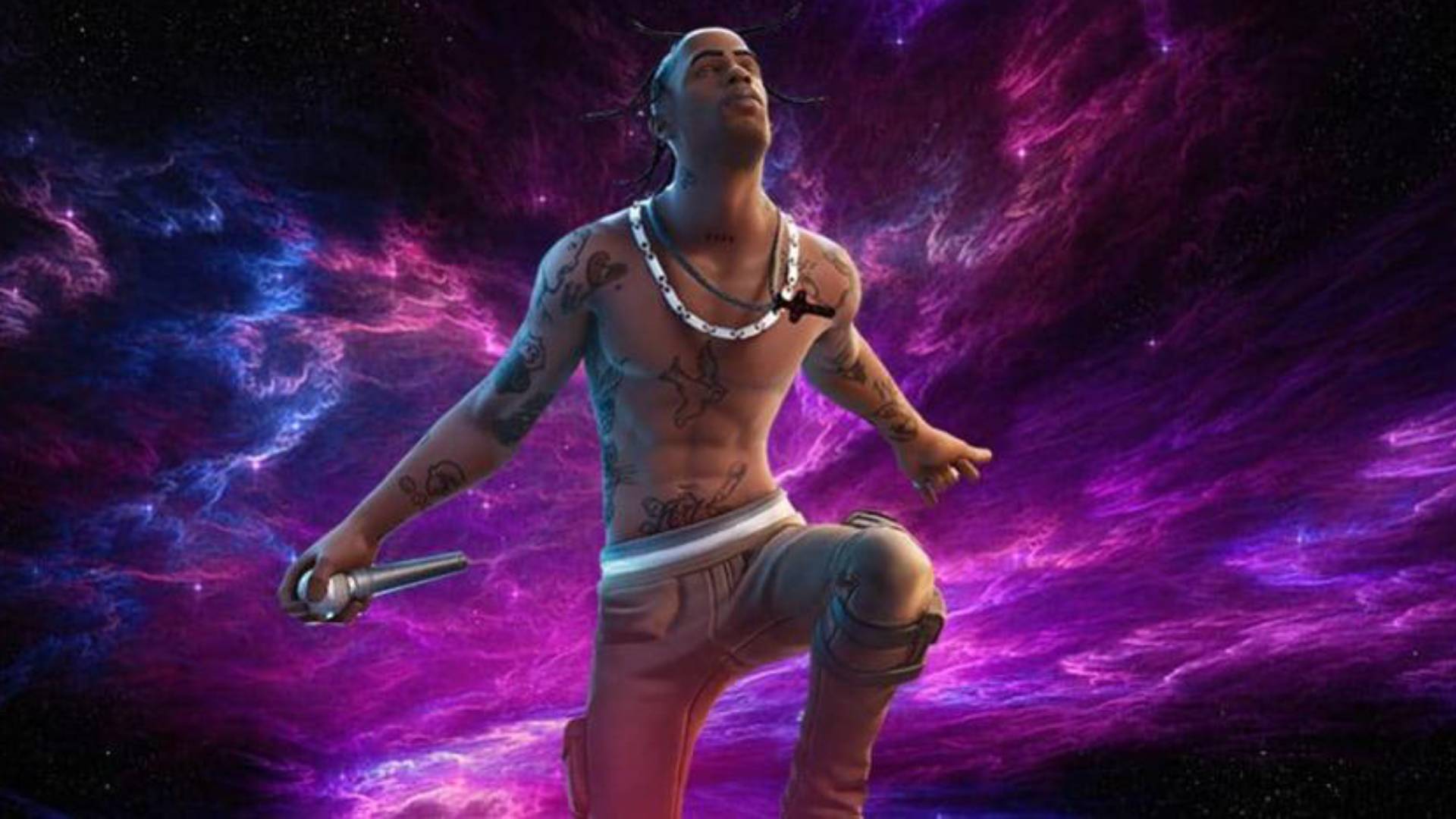 1920x1080 Travis Scott Skin Wallpaper