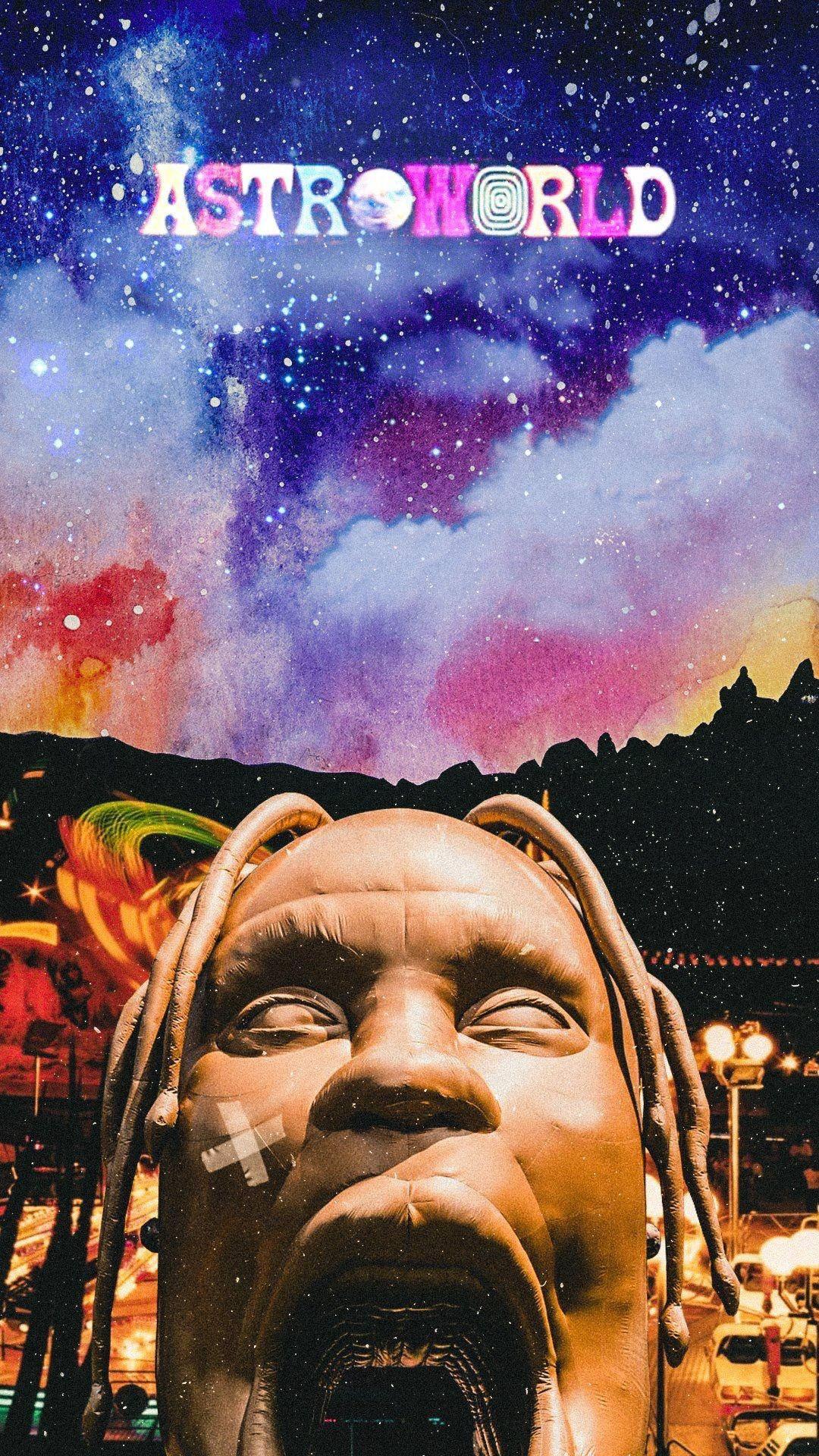 1080x1920 Download Travis Scott Astroworld Center Stage Wallpaper