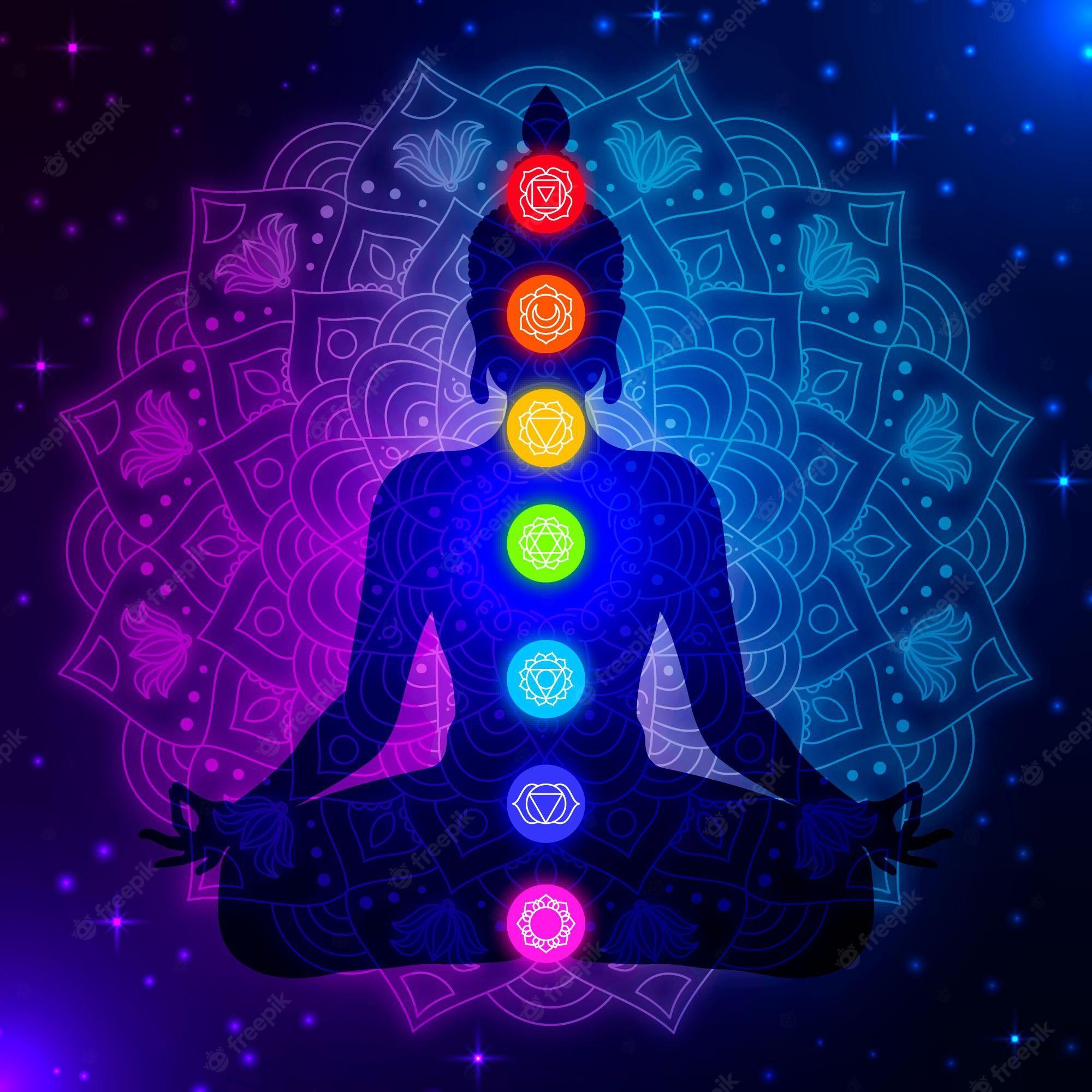 2000x2000 Meditation Chakras Image