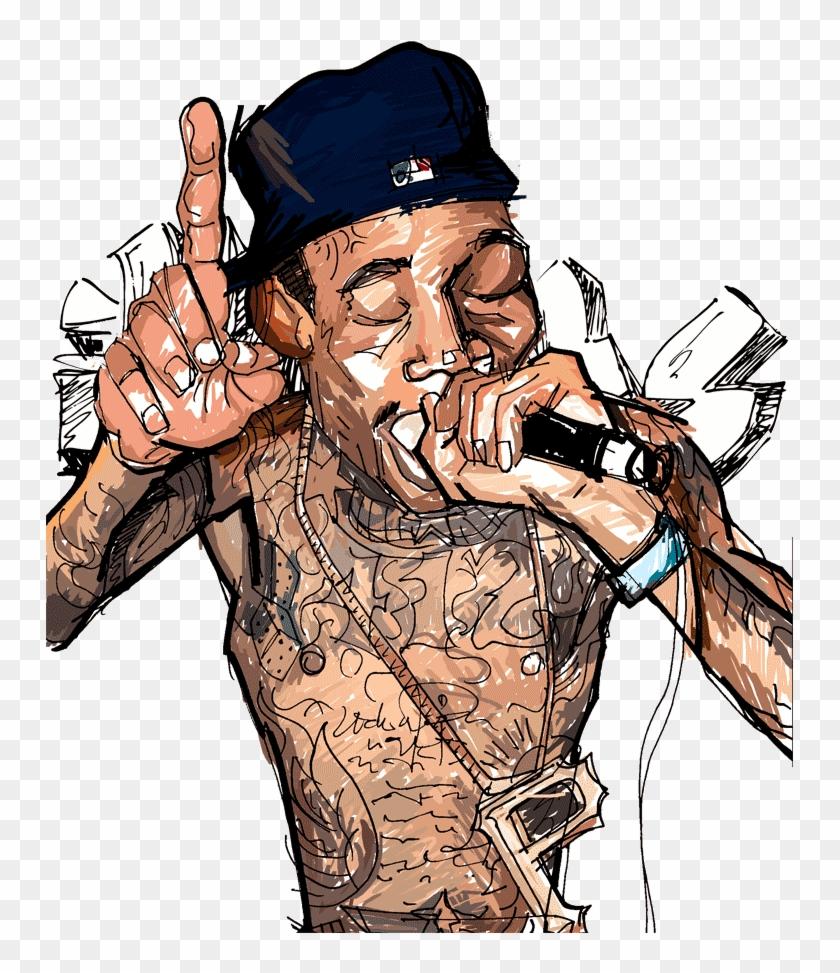 840x973 Big Screen Khalifa Taylor Gang Wallpaper Hd, HD Png Download