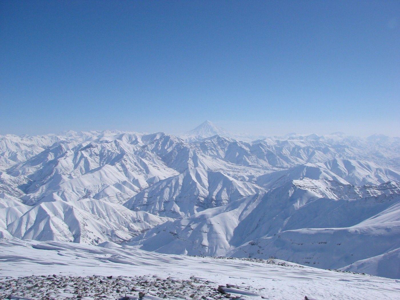 1400x1050 Mountain: Damavand Beauty White Mountain Cao nhất Iran High