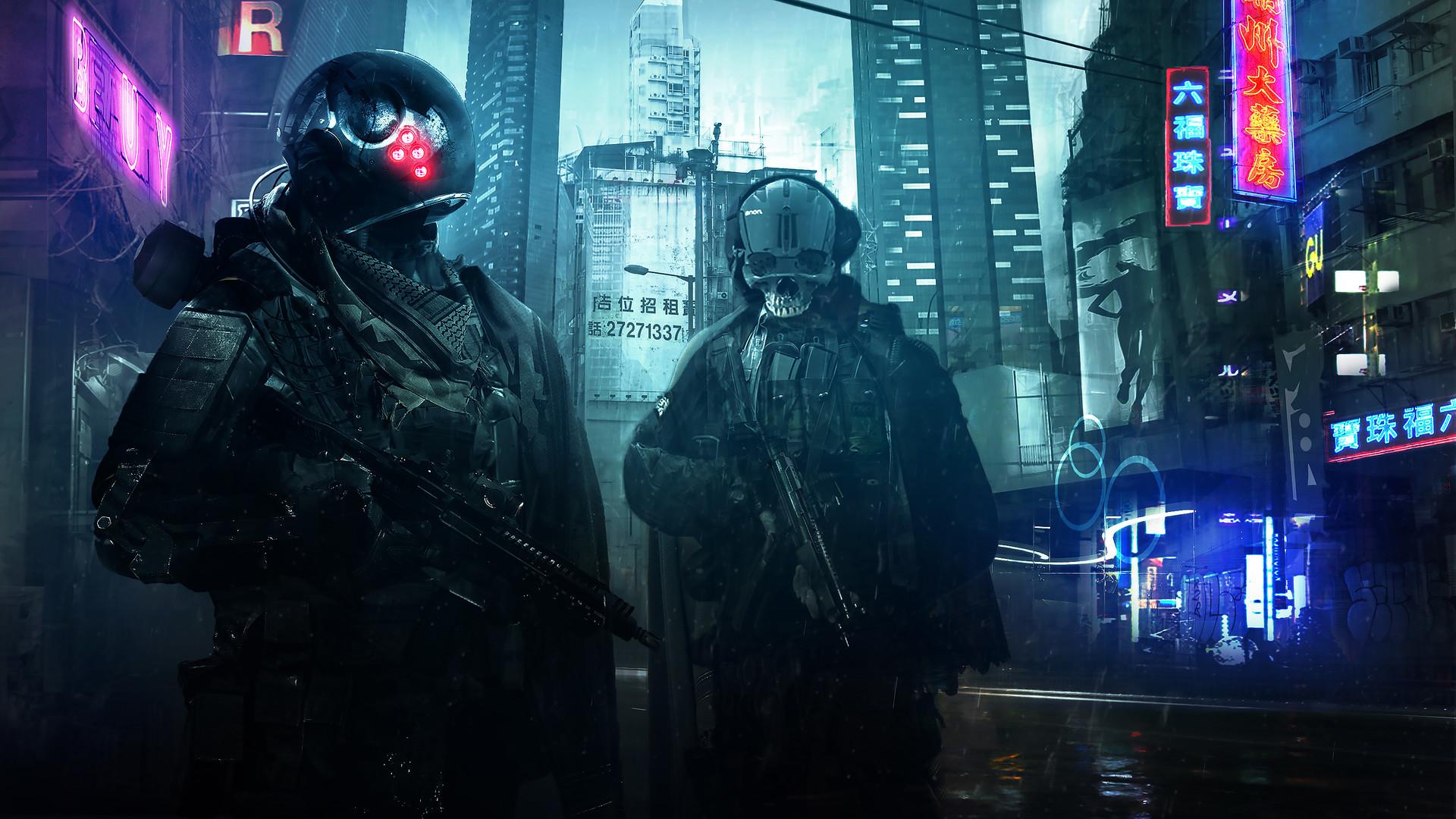 1920x1080 cyberpunk, science fiction, digital art, fantasy art, cyber Gallery HD Wallpaper