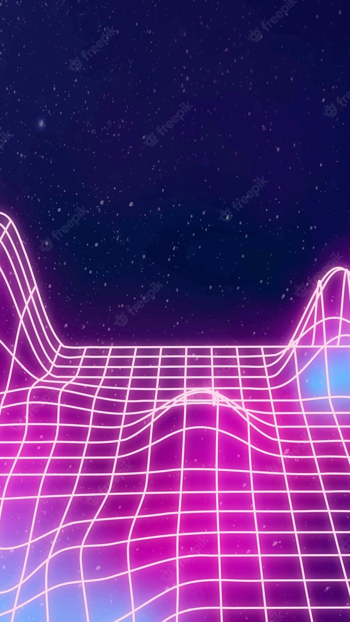 1125x2000 Vaporwave wallpaper Vectors & Illustrations for Free Download