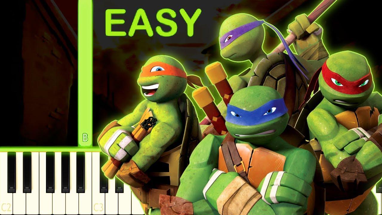 1280x720 Teenage Mutant Ninja Turtles Piano Tutorial