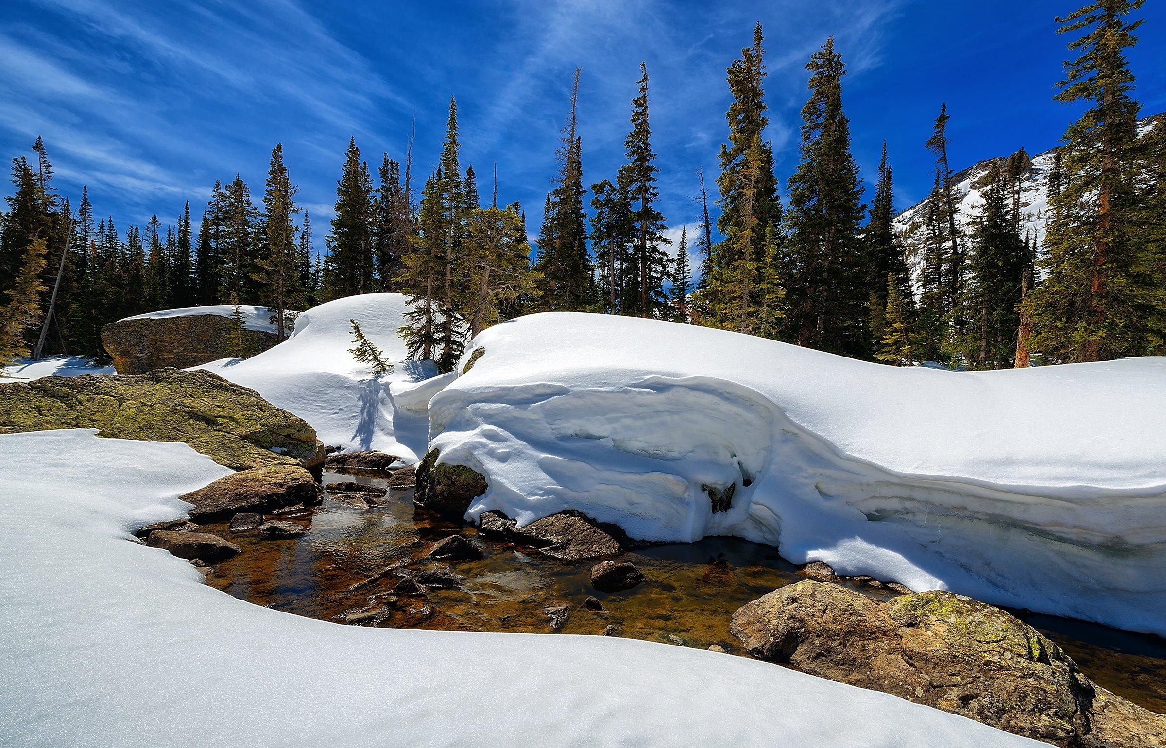 2400x1540 rocky, Mountain, National, Park, Colorado, Winter, Trees, Mountains, Landscape Wallpaper HD / Desktop and Mobile Background