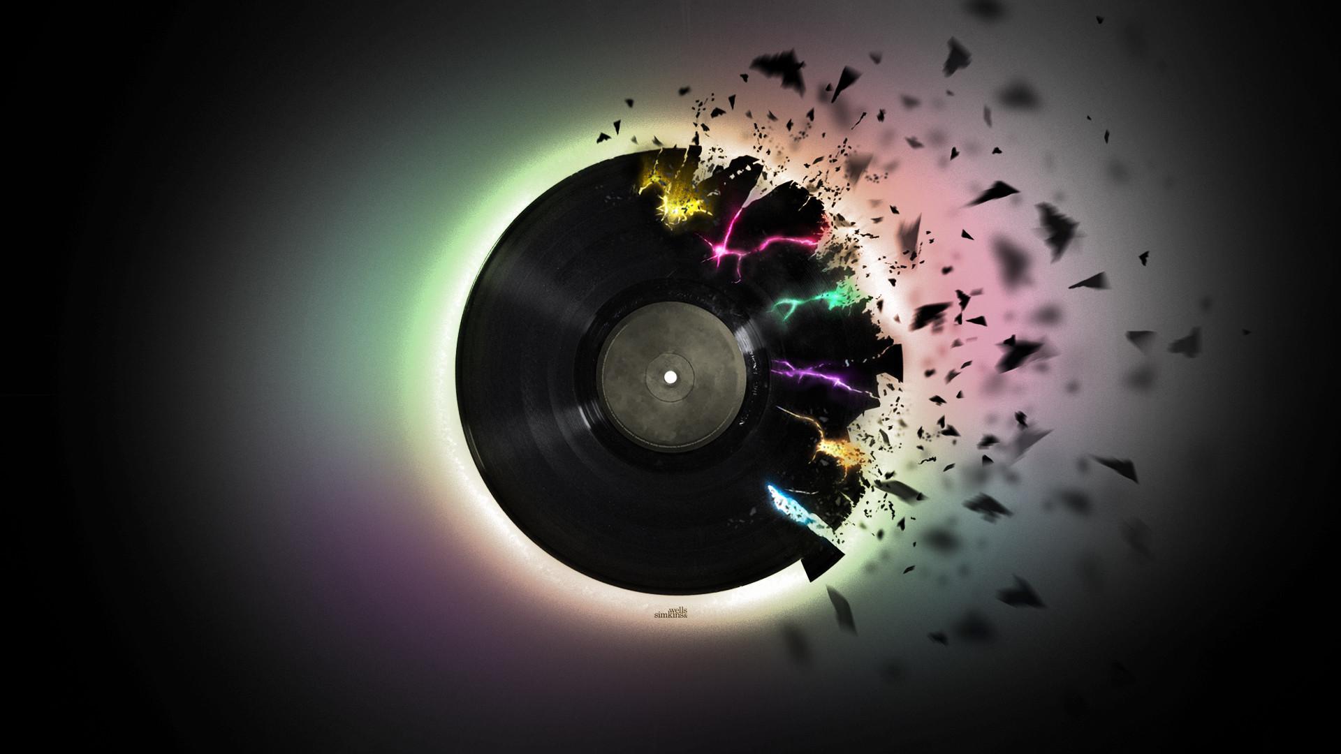 1920x1080 Record HD Wallpaper, Music Design Record Wallpaper for Desktop, Music