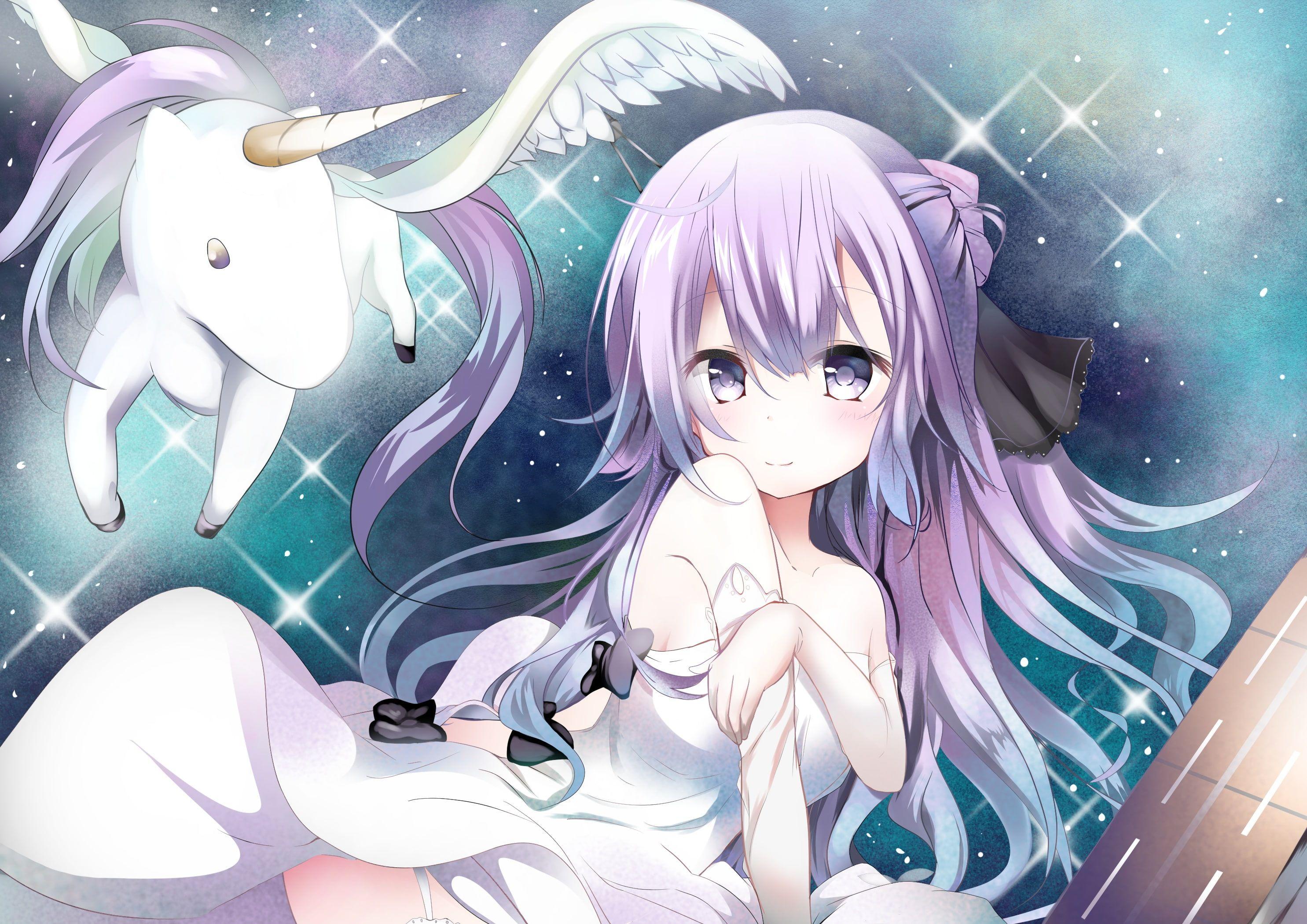 2970x2100 anime #unicorn #girl azur lane hms unicorn K #wallpaper #hdwallpaper #desktop. Anime, Unicorn wallpaper, Gold girly wallpaper
