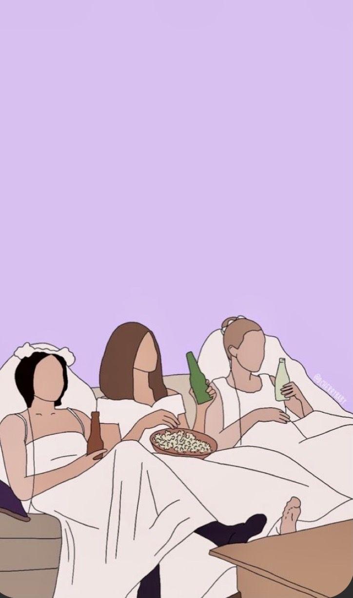724x1224 friendsbackround #friendswallpaper #background #wallpaper #friends # friendstvshow #monicageller #phoebebuffa. Friends wallpaper, Friends illustration, Friends tv