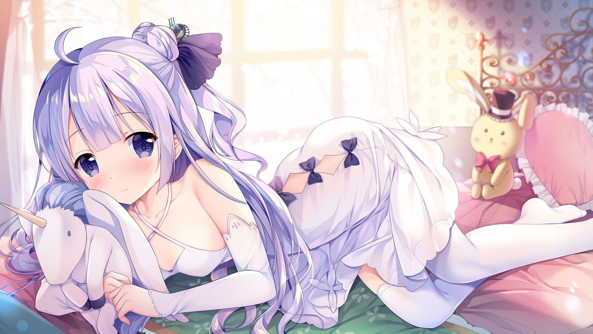 1920x1080 Desktop Wallpaper Unicorn, Azur Lane, Beautiful Anime Girl, HD Image, Picture, Background, 671d0a