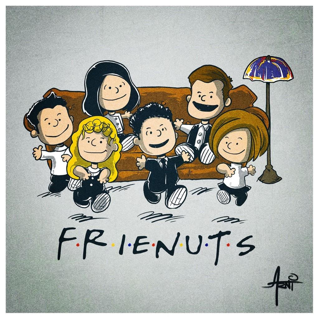 Friends TV Show Cartoon Wallpapers - Top Free Friends TV Show Cartoon ...