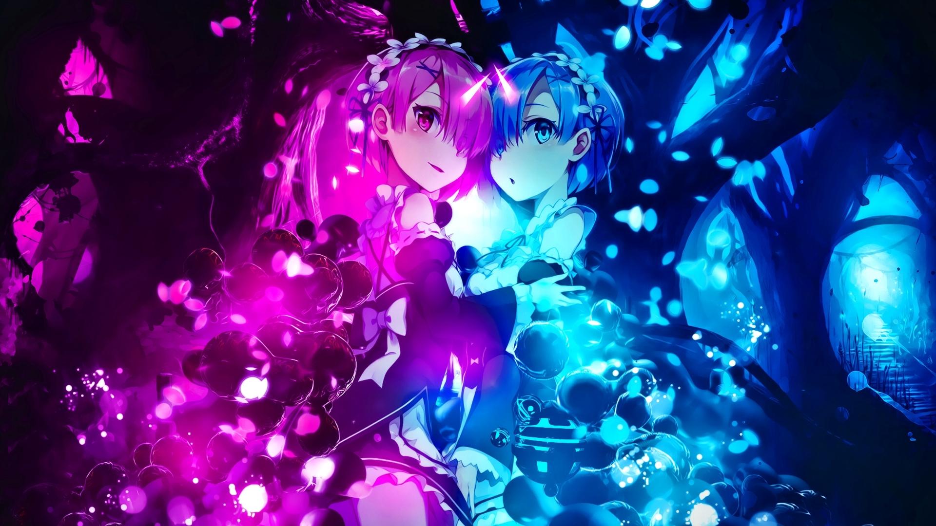 1920x1080 Wallpaper / fantasy, unicorn, anime, magic, girls, women free download