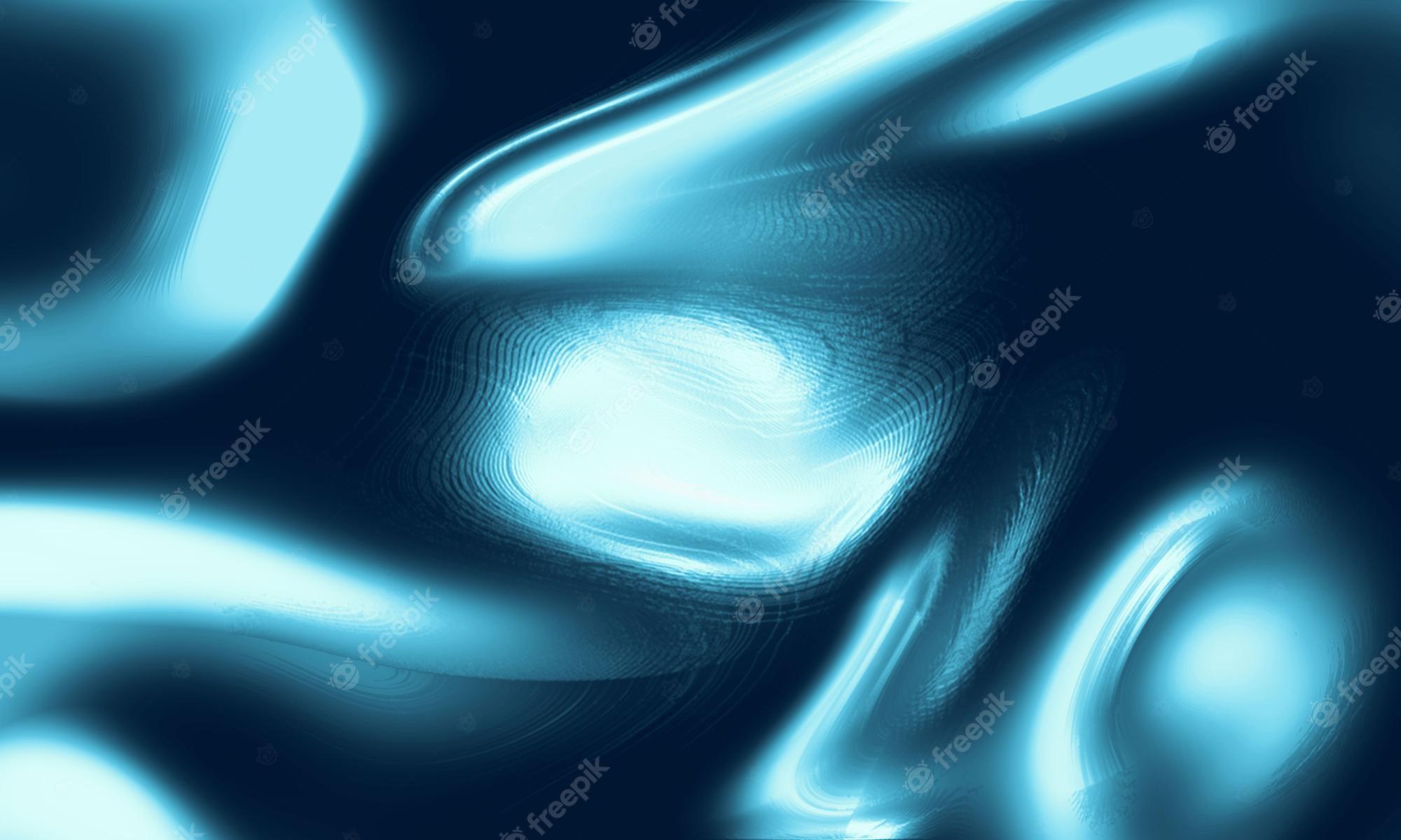 2000x1200 Premium Photo. Abstract HD wallpaper with metal liquid aqua gradient color design, metal glossy blue color plastic