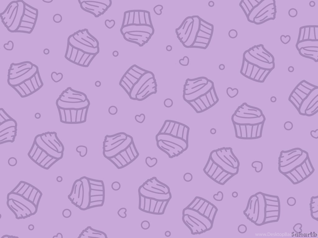 1024x768 Cupcake Wallpaper (Purple) By Sosogirl123 Desktop