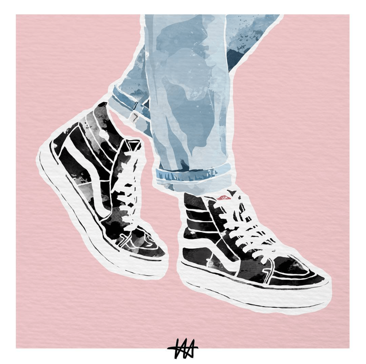 1192x1184 Vans Girls. Shoe art, Art wallpaper, Sneakers