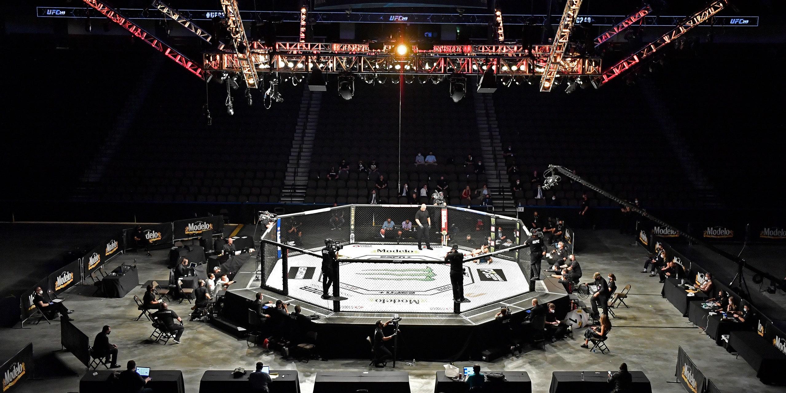 2558x1279 Cage Fighting During A Pandemic: Is This The Future Of Sports?. The New Yorker