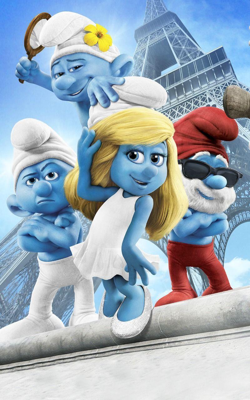 800x1280 Smurfette Wallpaper
