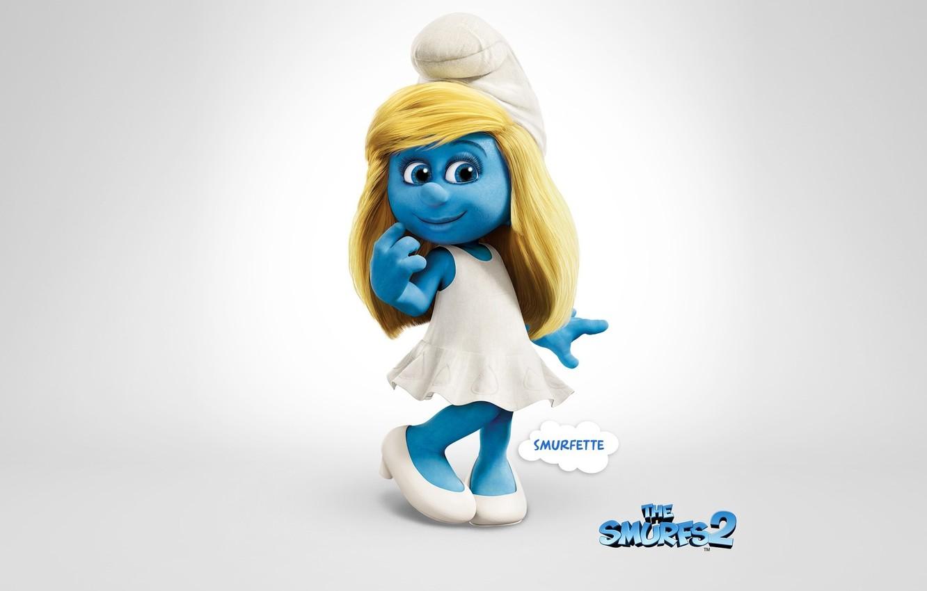 1332x850 Wallpaper animation, background, cartoon, movie, blonde, the smurfs smurfette image for desktop, section фильмы