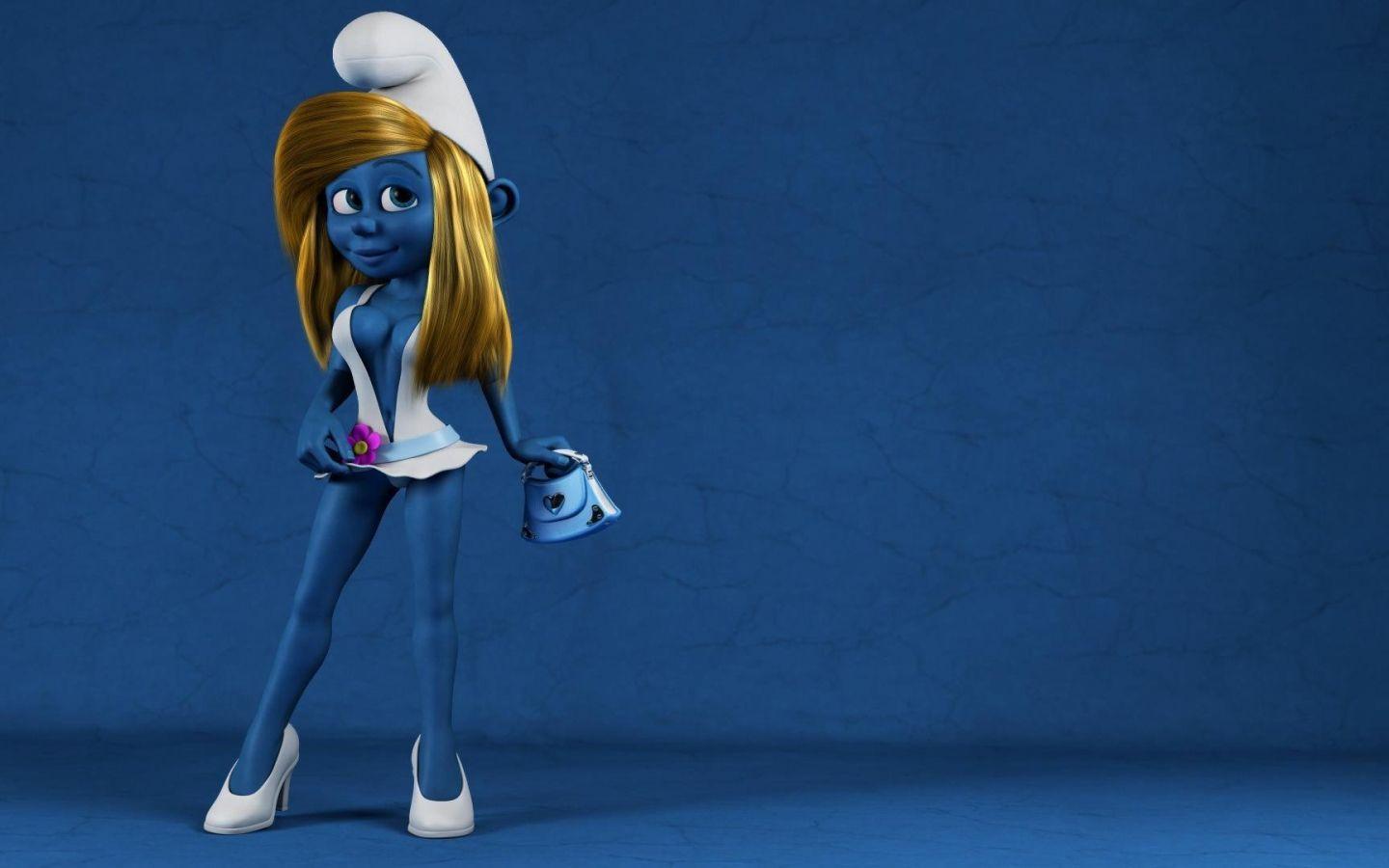 1440x900 Smurfette Wallpaper